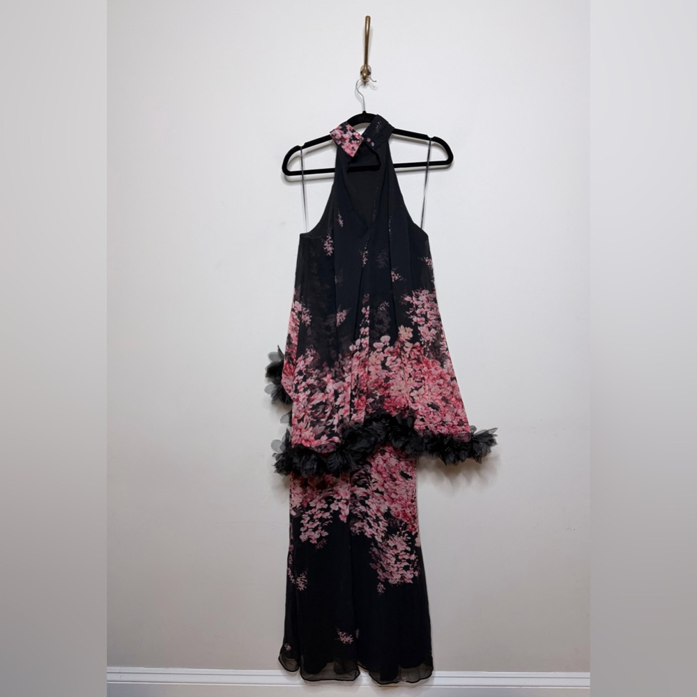 Elliatt Tulsia Floral Georgette Gown - Picture 6 of 8